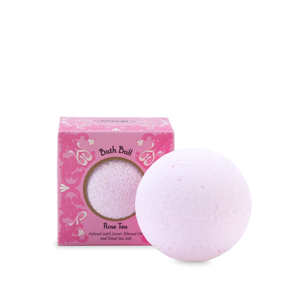 Sabon Rose Tea boule de bain parfum rose