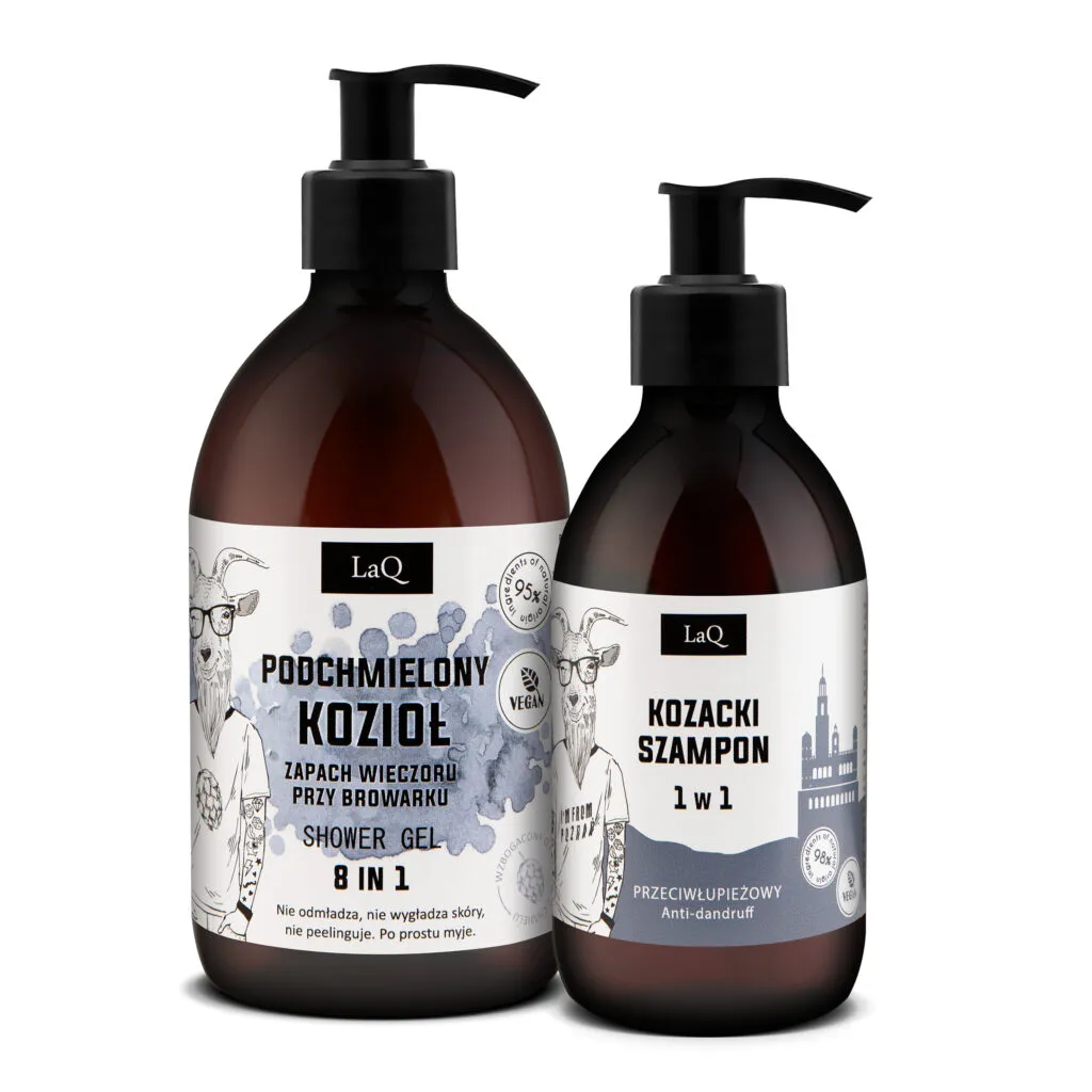 LaQ Kozioł coffret homme gel douche + shampoing cadeau