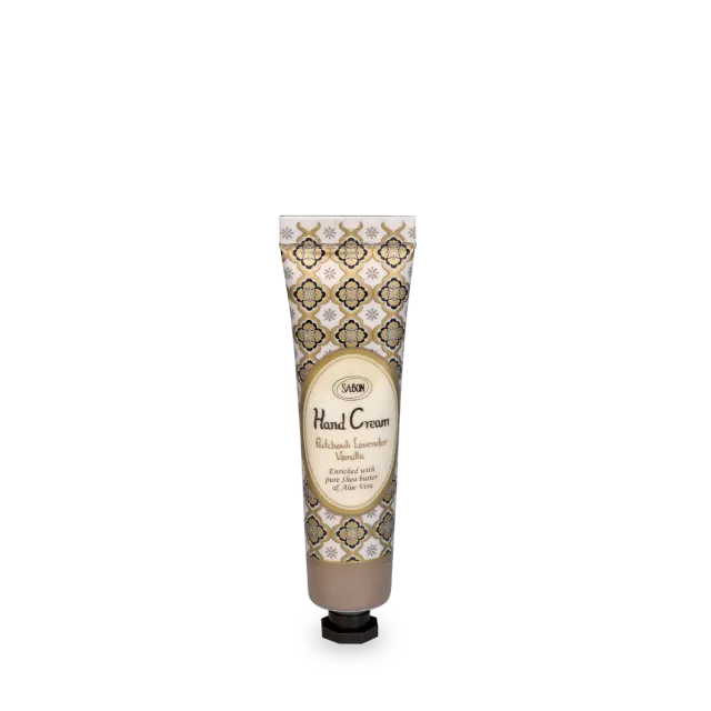 Sabon Patchouli Lavender Vanilla crème mains 30ml karité