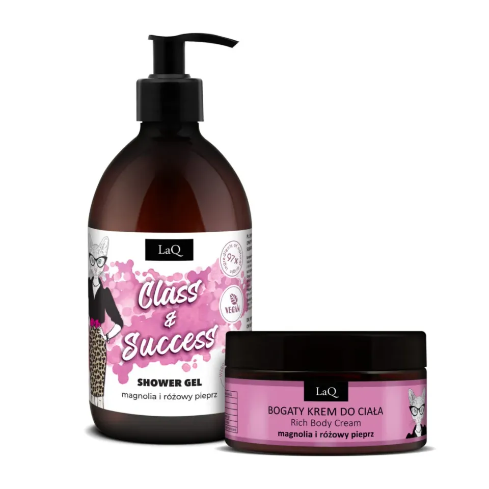 LaQ Magnolia coffret cadeau gel douche + crème corps