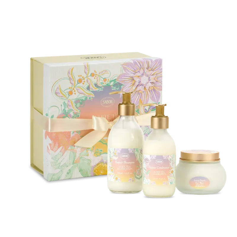 Sabon White Tea Celebration coffret cheveux