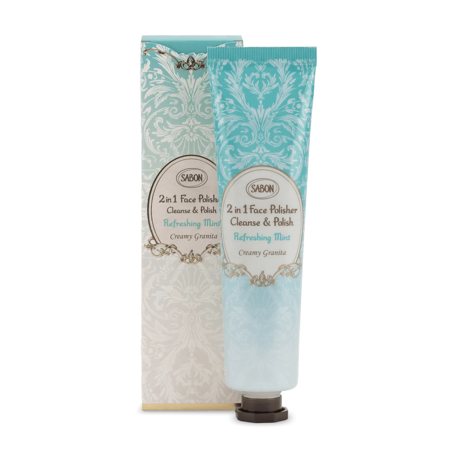 Sabon nettoyant exfoliant visage menthe 60ml frais