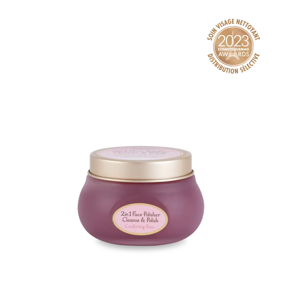 Sabon Rose nettoyant exfoliant visage 125ml gel-lait