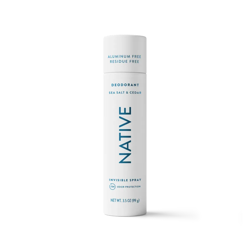 Native spray déodorant sel marin cèdre 3,5 oz 72h