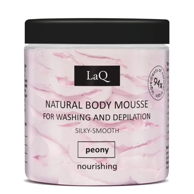 LaQ Peony mousse lavage épilation 100 g pivoine