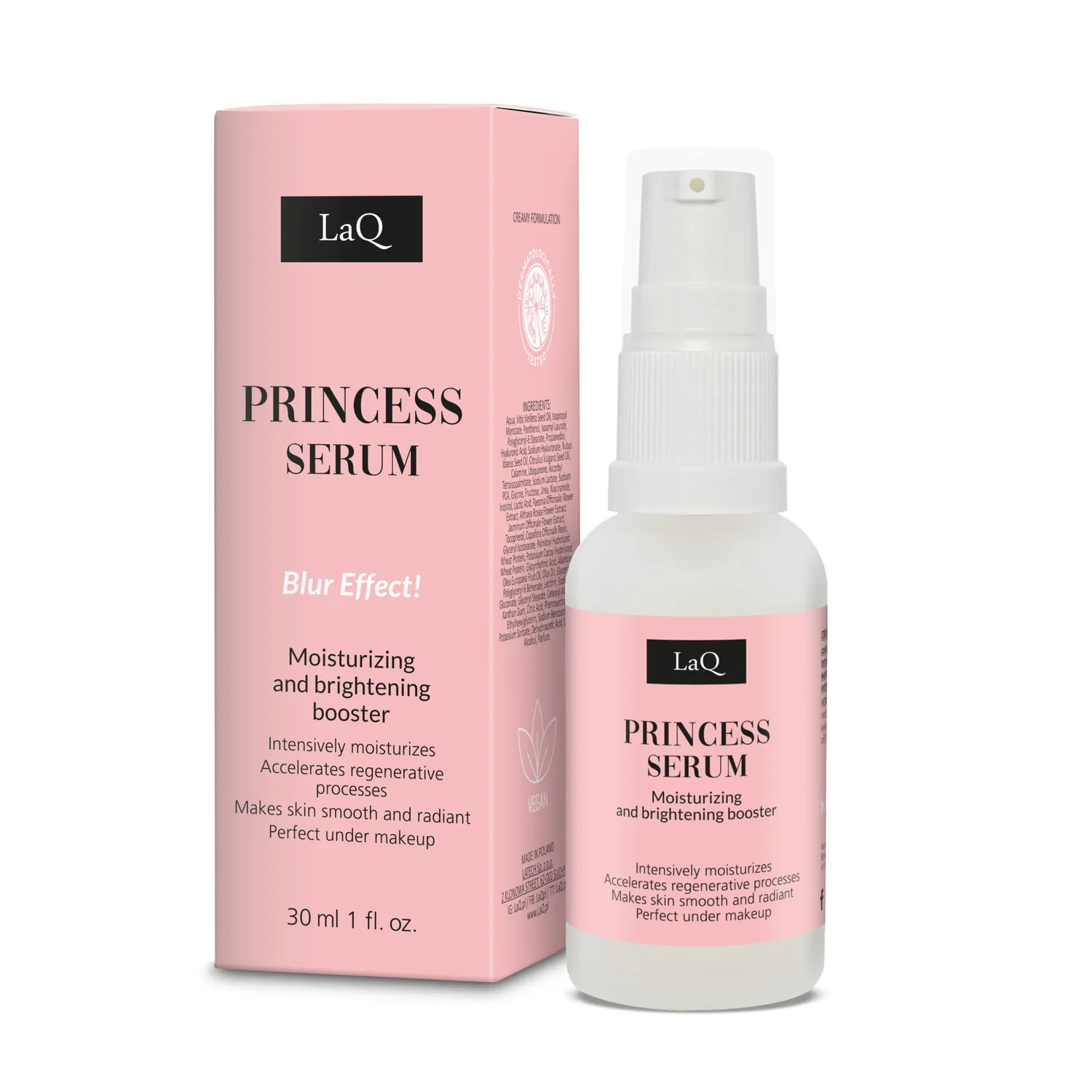 LaQ Princess sérum visage 30 ml éclat vitamine C