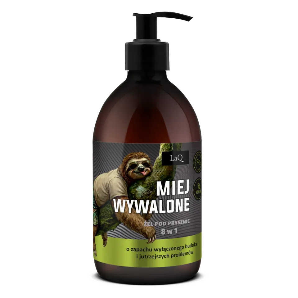 LaQ Miej Wywalone gel douche homme 8 en 1 500 ml chanvre