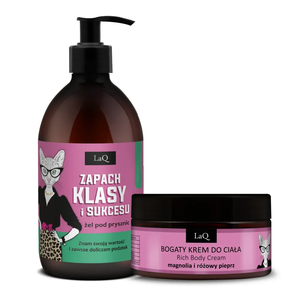 LaQ Gel de la Crème Magnolia coffret douche et corps