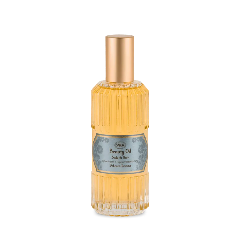 Sabon Delicate Jasmine huile sublimatrice 100 ml corps cheveux
