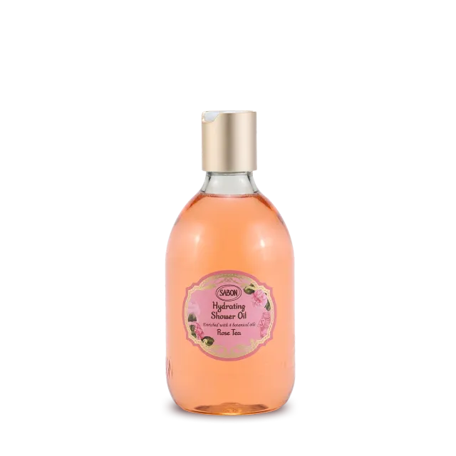 Sabon Rose Tea huile de douche hydratante 300ml apaisante