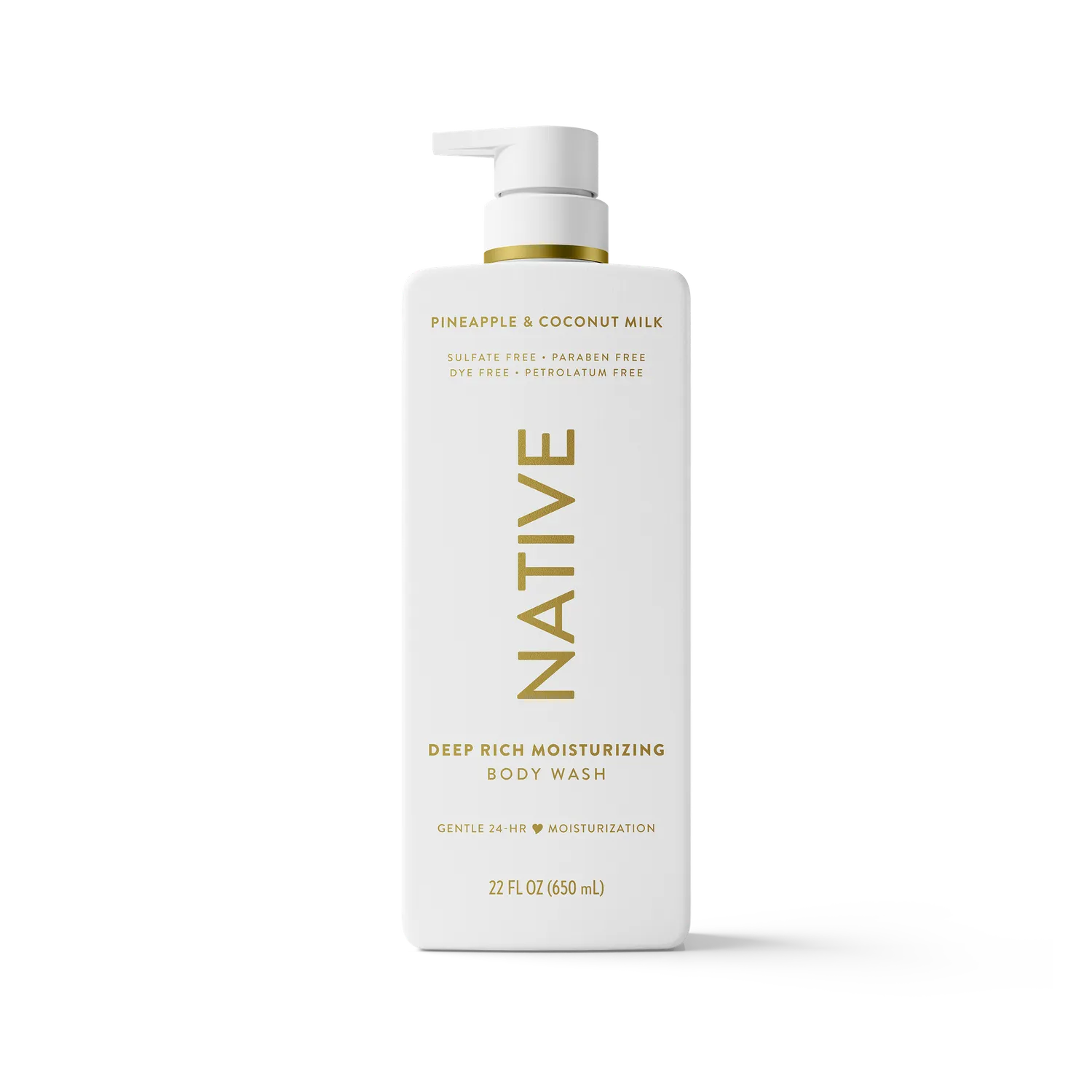 Native gel douche beurre cacao vanille 22oz hydratant