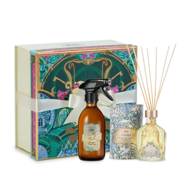 Sabon Jasmine coffret maison duo diffuseur brume