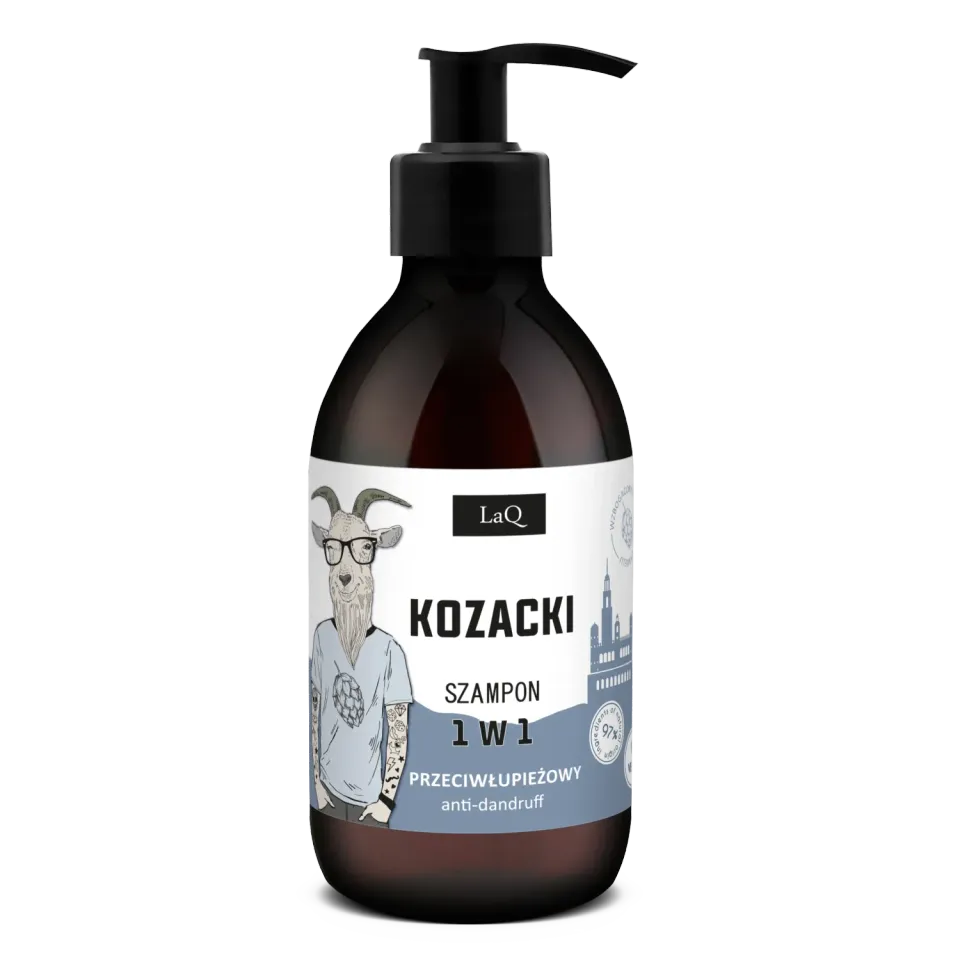 LaQ Kozioł shampoing antipelliculaire houblon 300 ml