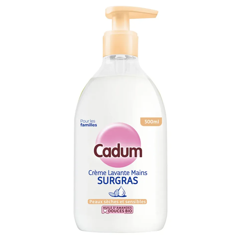 Bébé Cadum surgras crème lavante 500ml amande douce bio