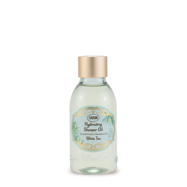 Sabon White Tea huile de douche hydratante 100ml voyage