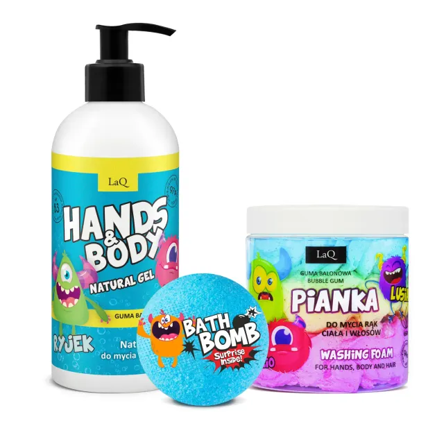 LaQ Galaxy of Foam coffret enfant bubble-gum 3 pièces
