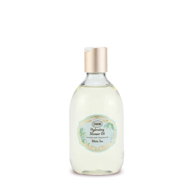 Sabon White Tea huile de douche 300 ml hydratante