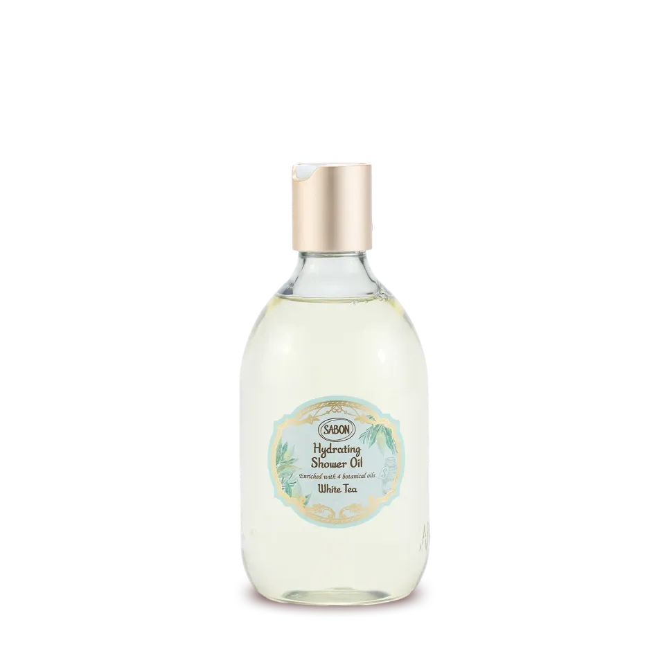 Sabon White Tea huile de douche 300 ml hydratante