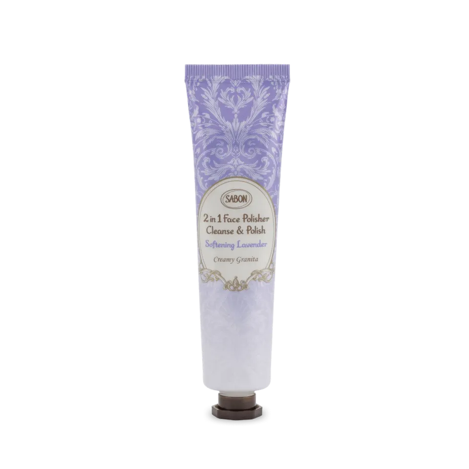 Sabon Lavande Nettoyant Exfoliant gommage visage 60 ml doux