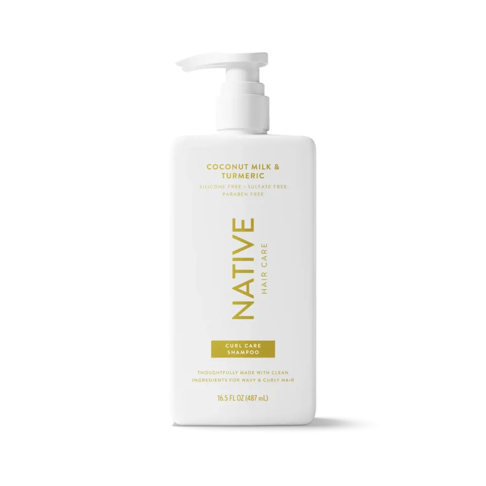 Native Curl Care shampooing Coconut Turmeric 16.5oz anti-frisottis