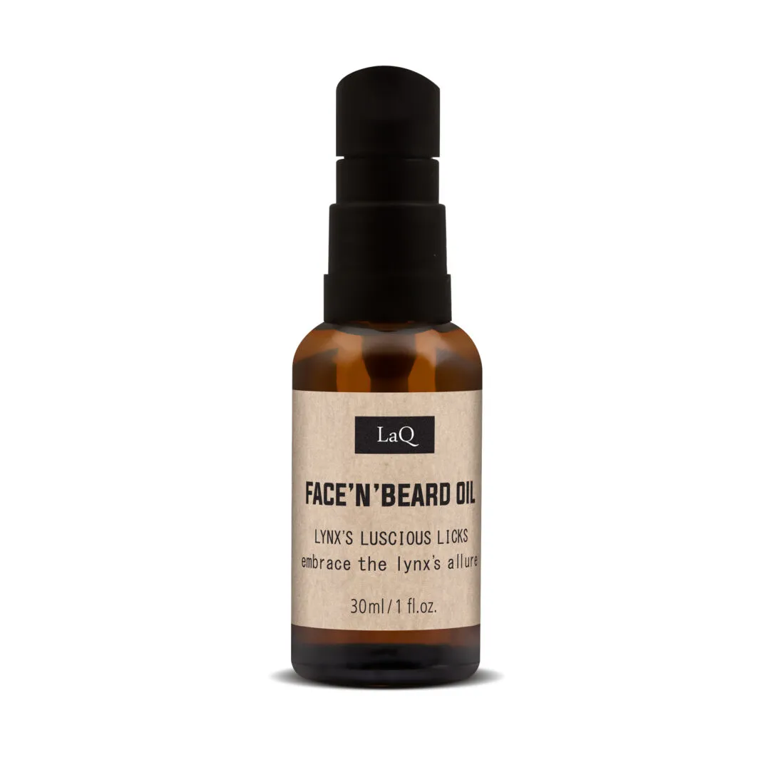 LaQ Lynx huile barbe et visage 30 ml homme
