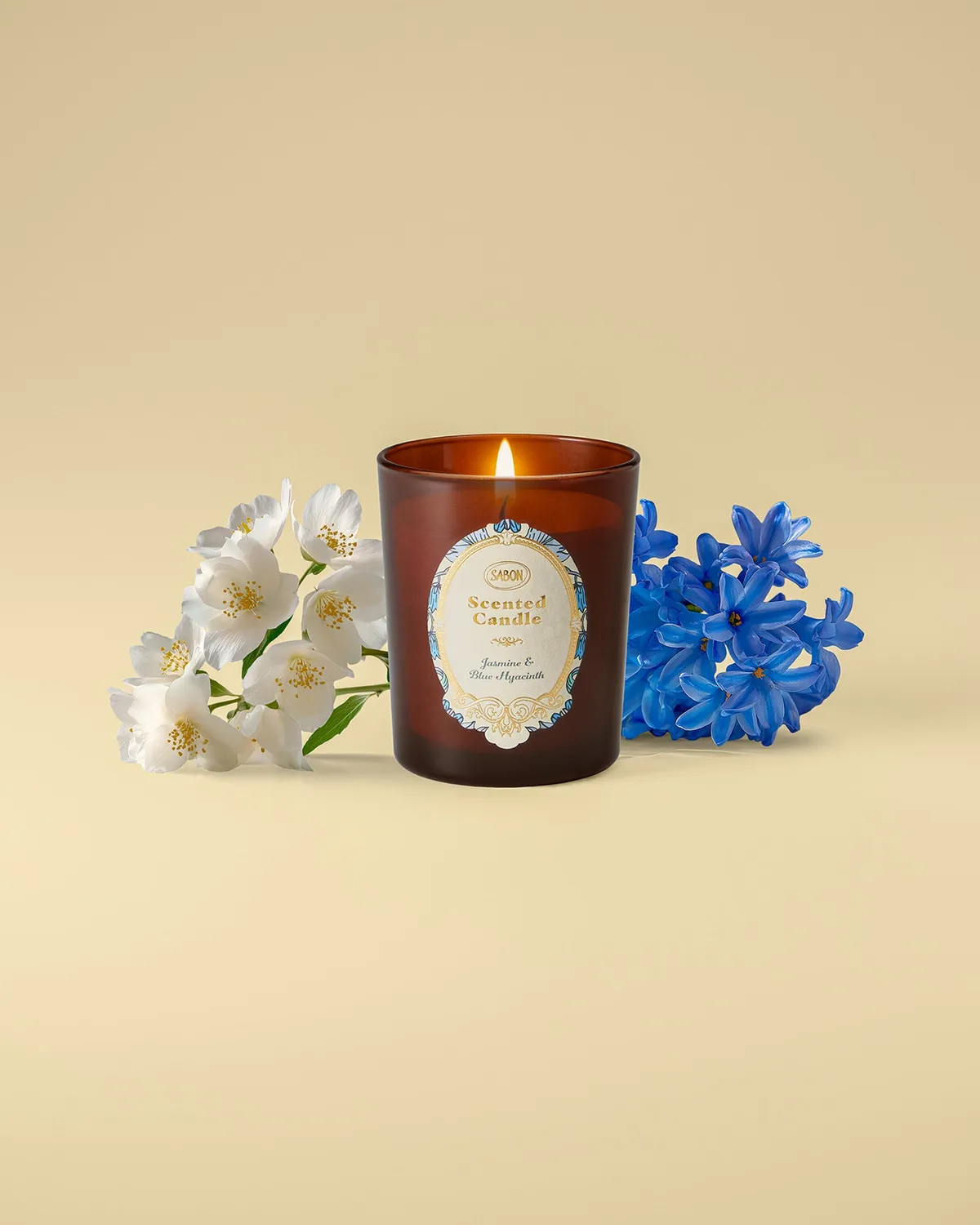 Sabon Jasmine Blue Hyacinth bougie parfumée florale