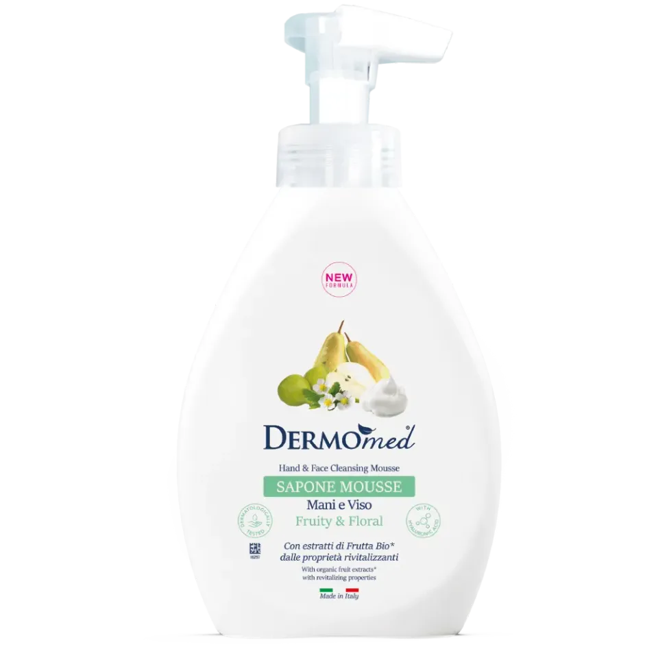 Dermomed Fruity & Floral savon mousse mains visage fruité