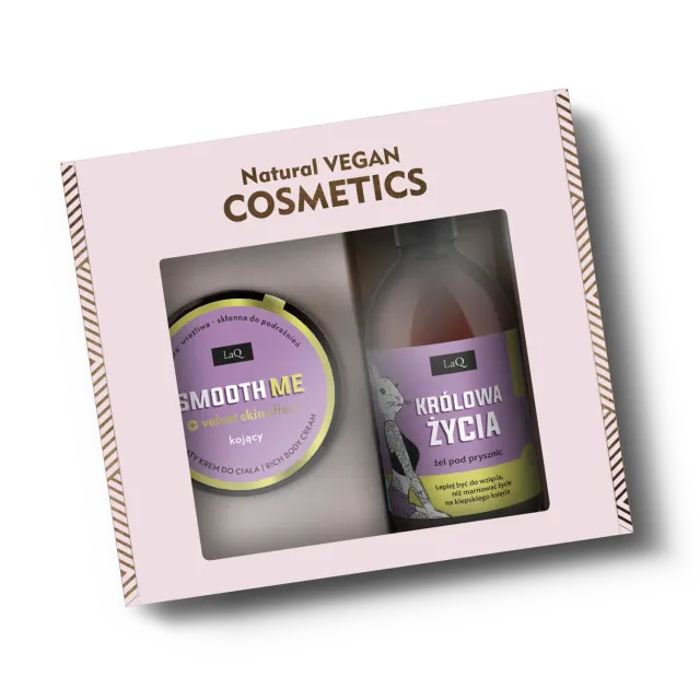 LaQ Gel De La Krem Niezapominajka coffret gel douche + parfum floral