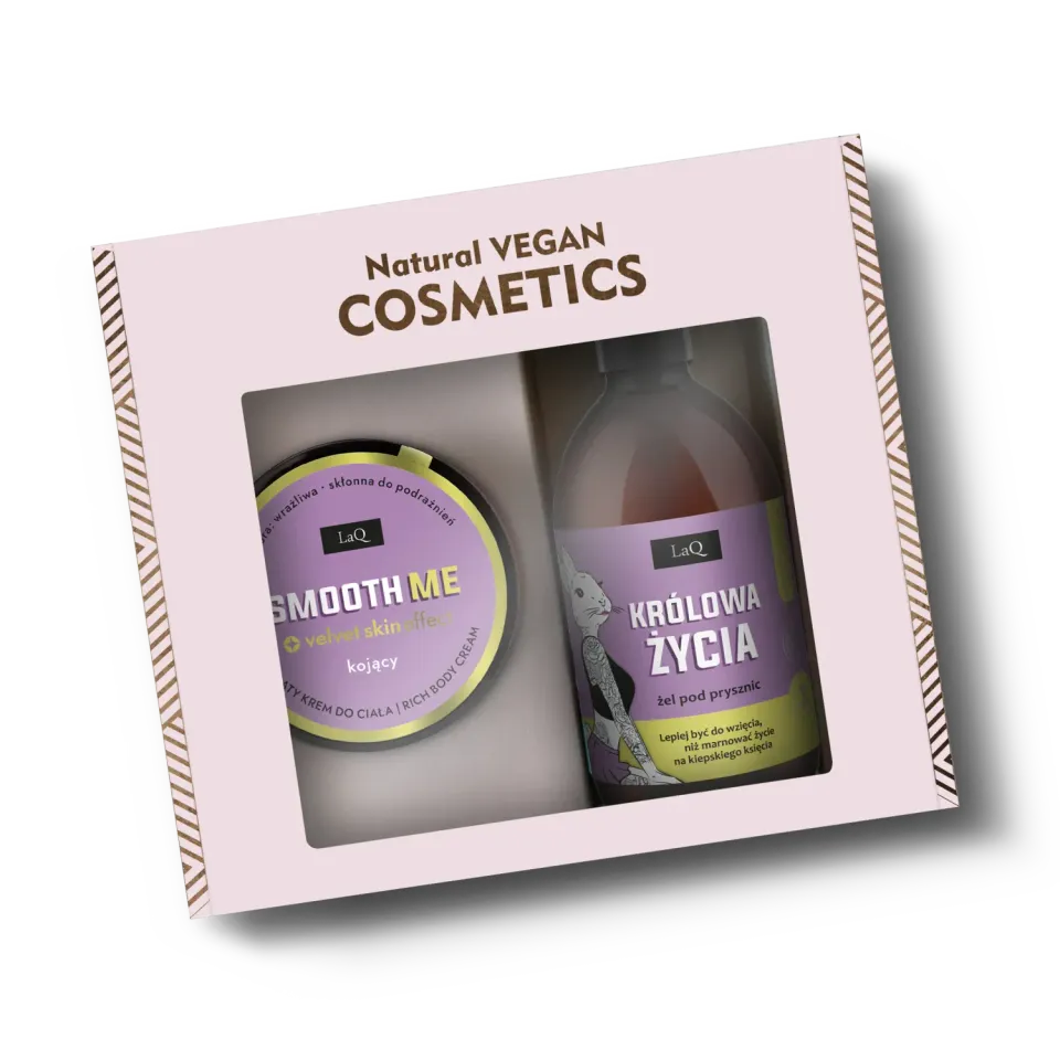 LaQ Gel De La Krem Niezapominajka coffret gel douche + parfum floral