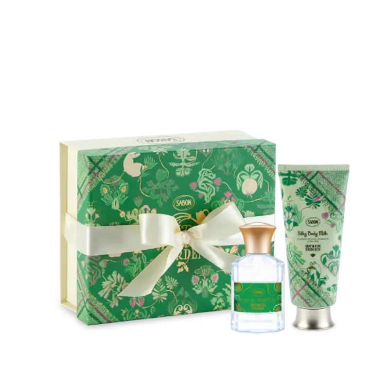 Sabon Aromatic Delights Coffret Parfum corps rhubarbe framboise