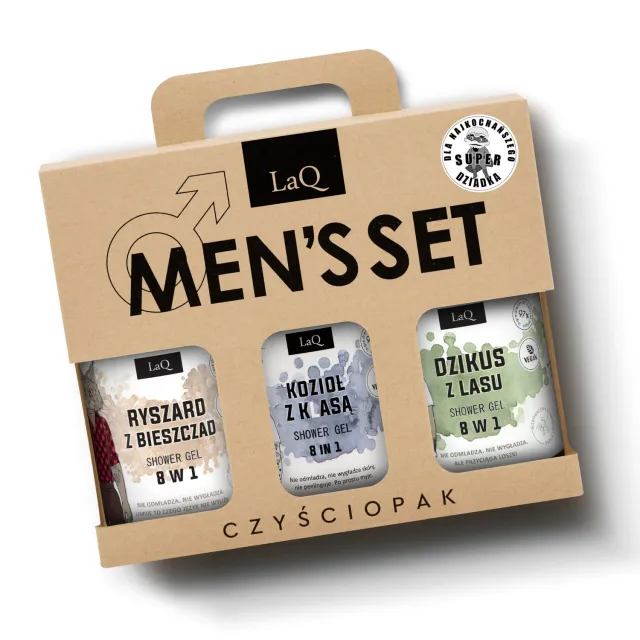 LaQ Ich Troje coffret gel douche homme 3x500 ml parfumé