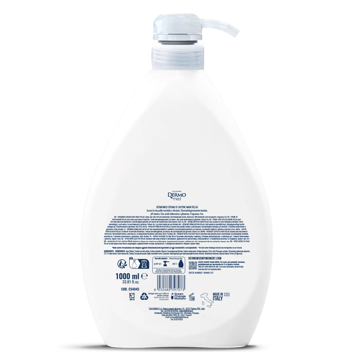 Dermomed Relax Iris savon liquide mains apaisant
