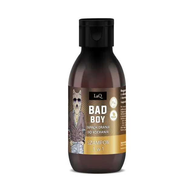 LaQ Bad Boy shampoing homme réparateur 100 ml tabac