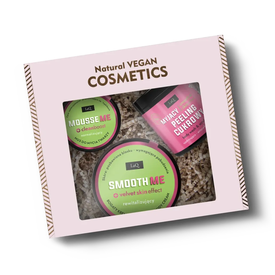 LaQ Kiwi Vinogrona coffret femme 3 pièces lissant fruité