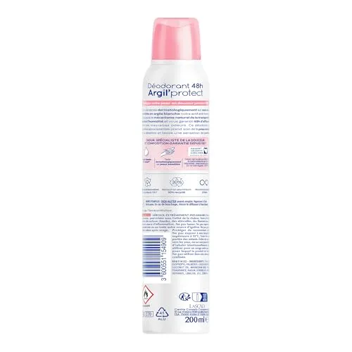 Bébé Cadum Argil'Protect déodorant 48h pivoine 6x200 ml