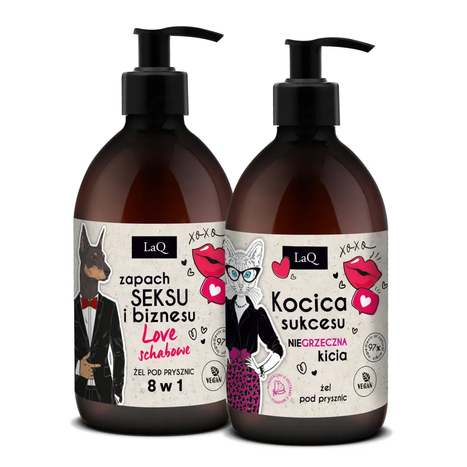 LaQ Duo gels douche couple 2x500 ml Magnolia Sex Business