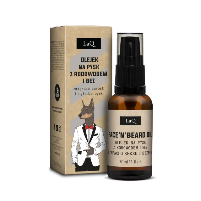 LaQ Sex Business huile barbe et après-rasage 30 ml cologne