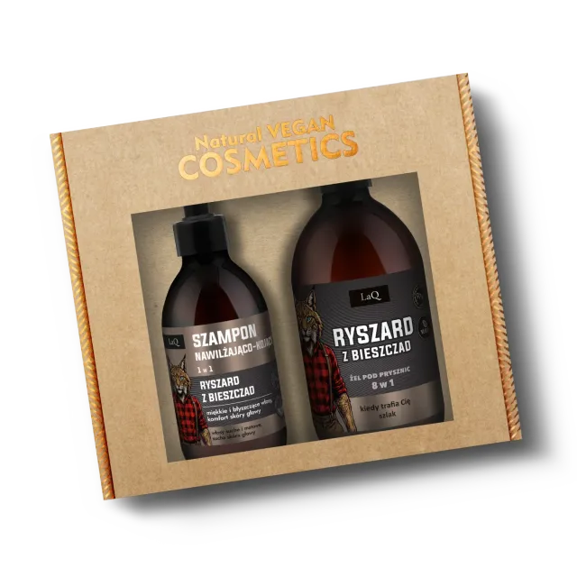 LaQ Ryszard z Bieszczad coffret homme gel + shampoing