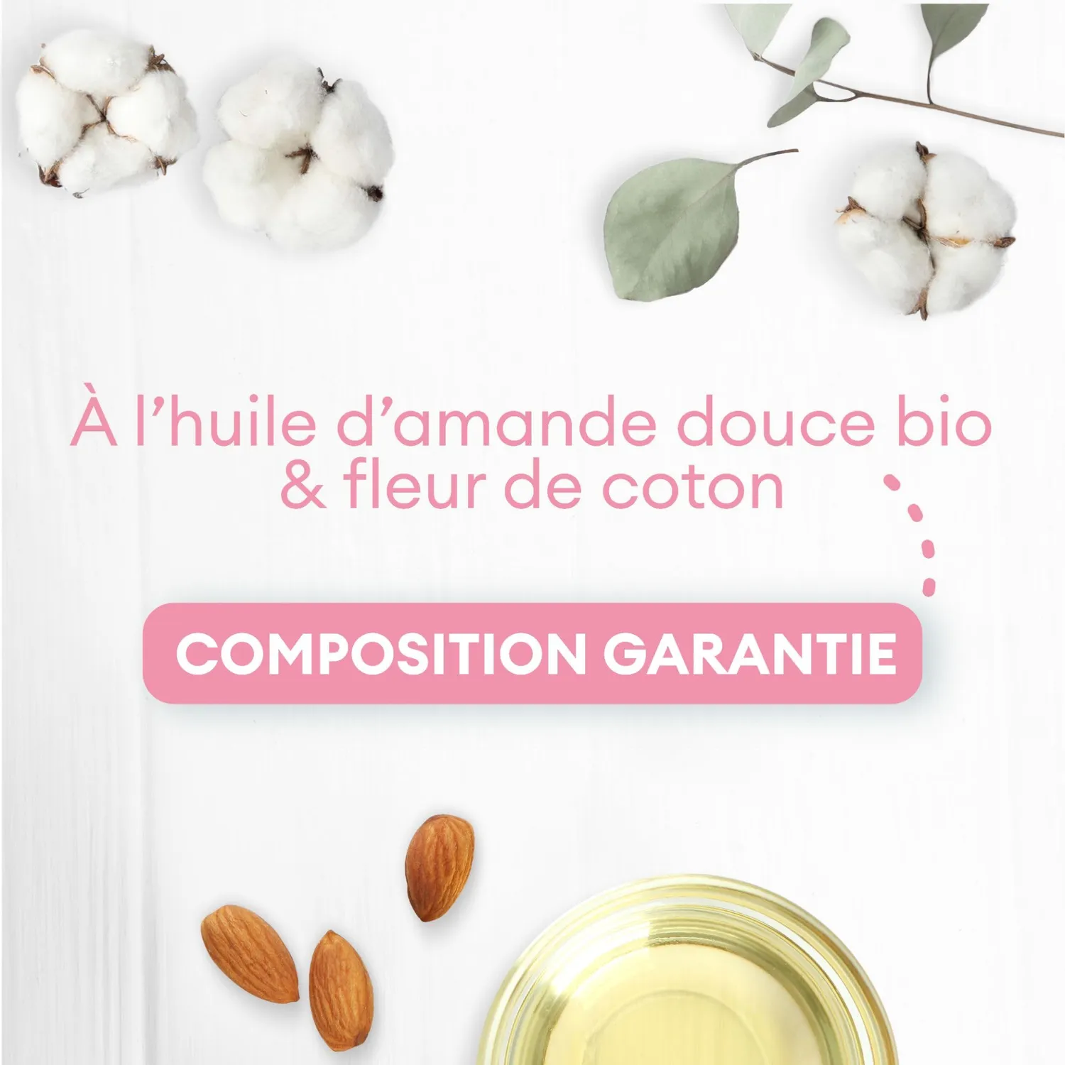 Bébé Cadum Douceur Velours crème douche 450 ml coton