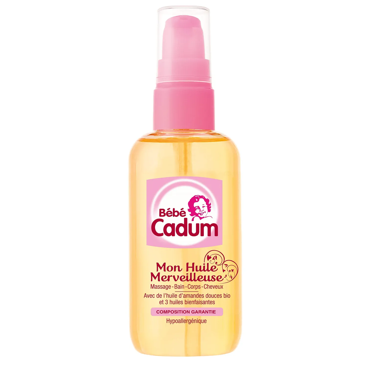 Bébé Cadum Huile Merveilleuse huile de soin 12x100 ml amande douce