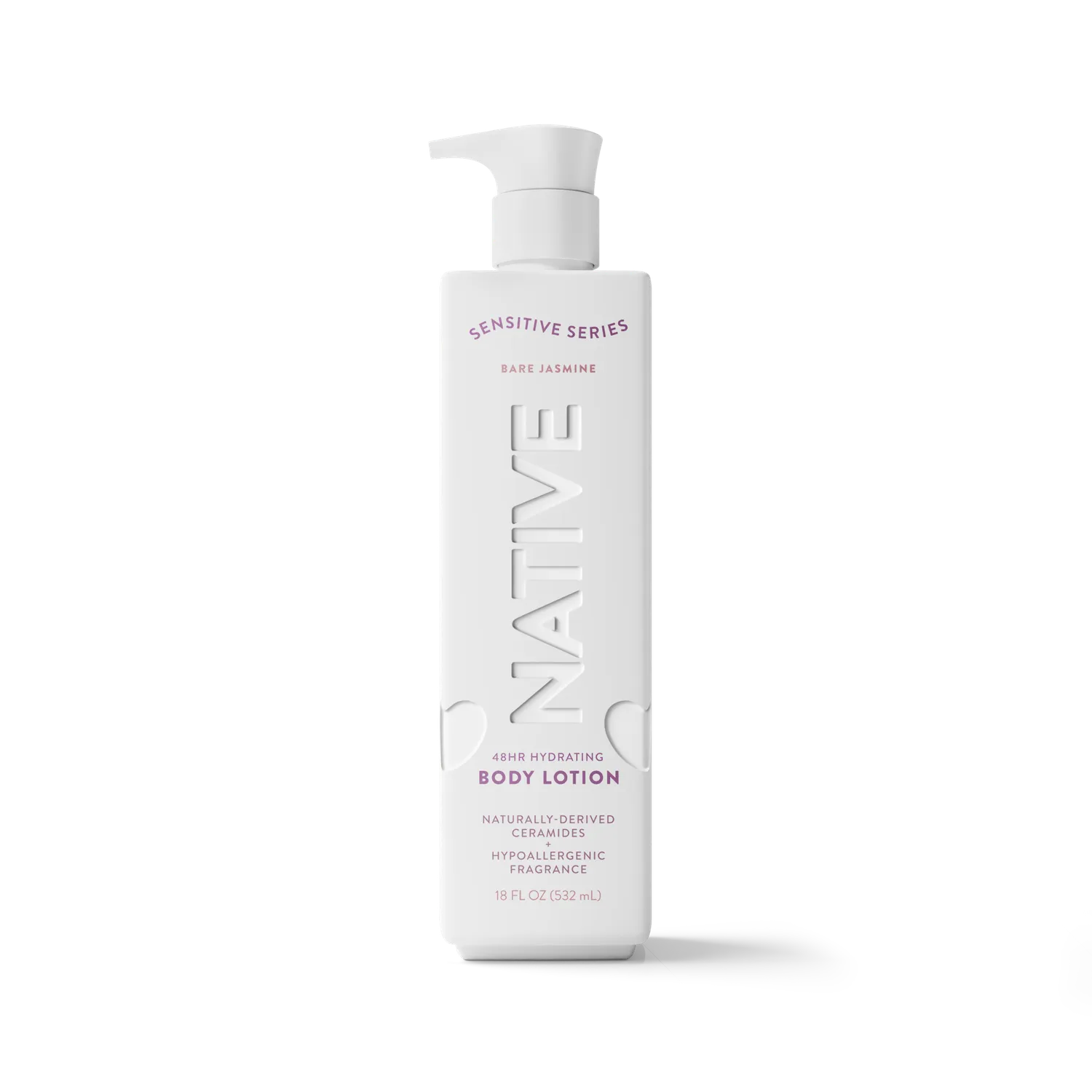 Native Sensitive Lait Corps Bare Coconut 18oz Hydratant