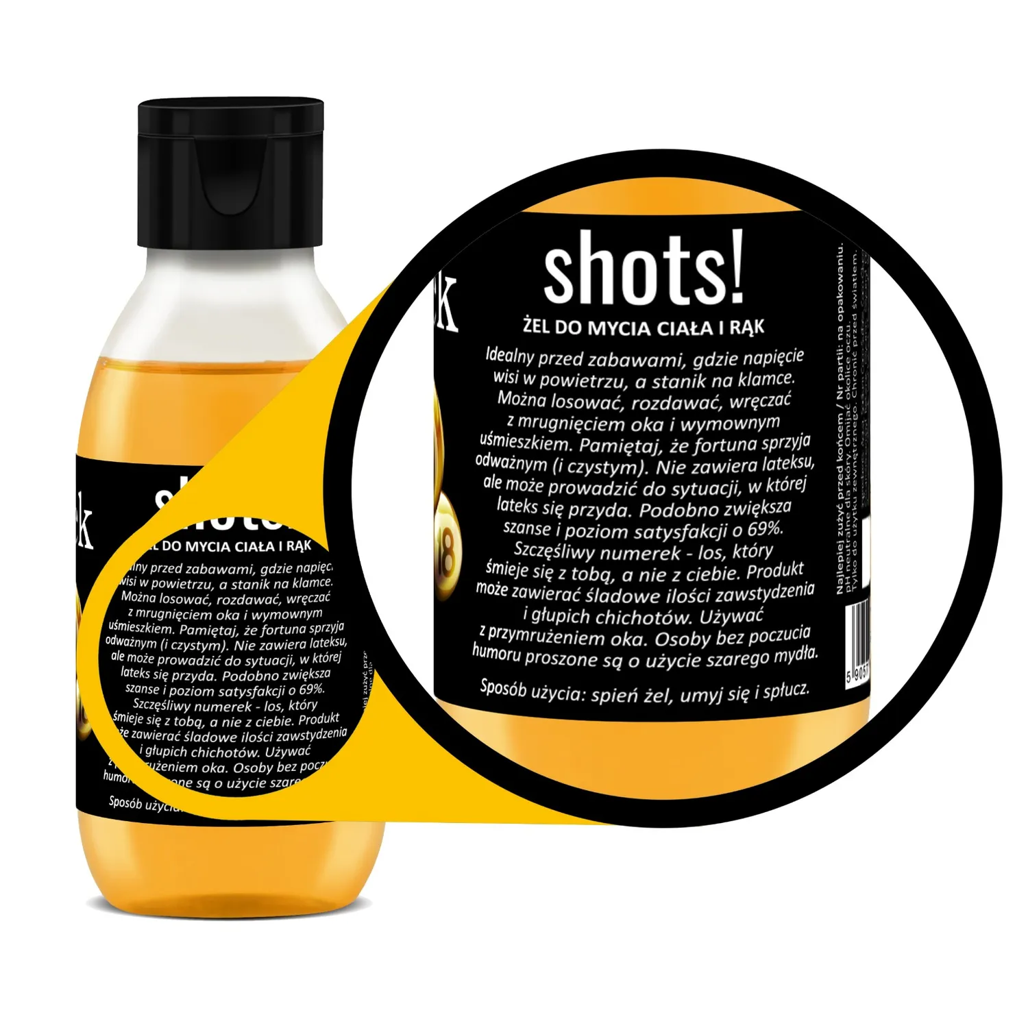 LaQ Shots! gel douche Lucky Number 100 ml