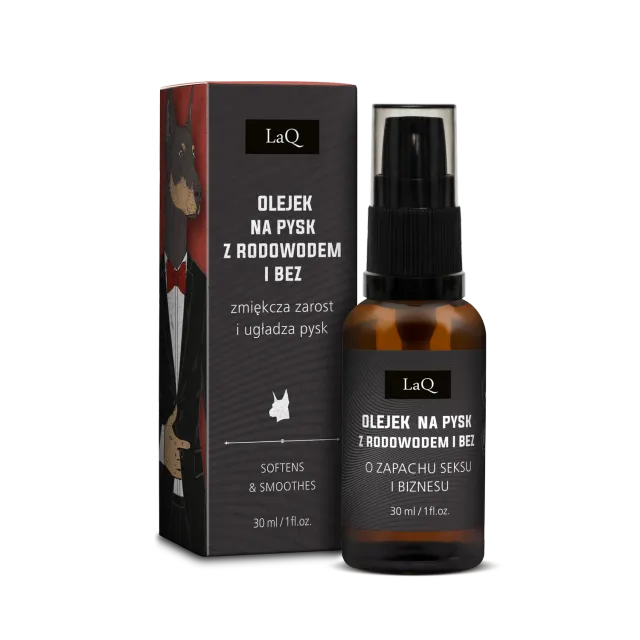 LaQ Sex Business huile barbe 30 ml parfum boisé