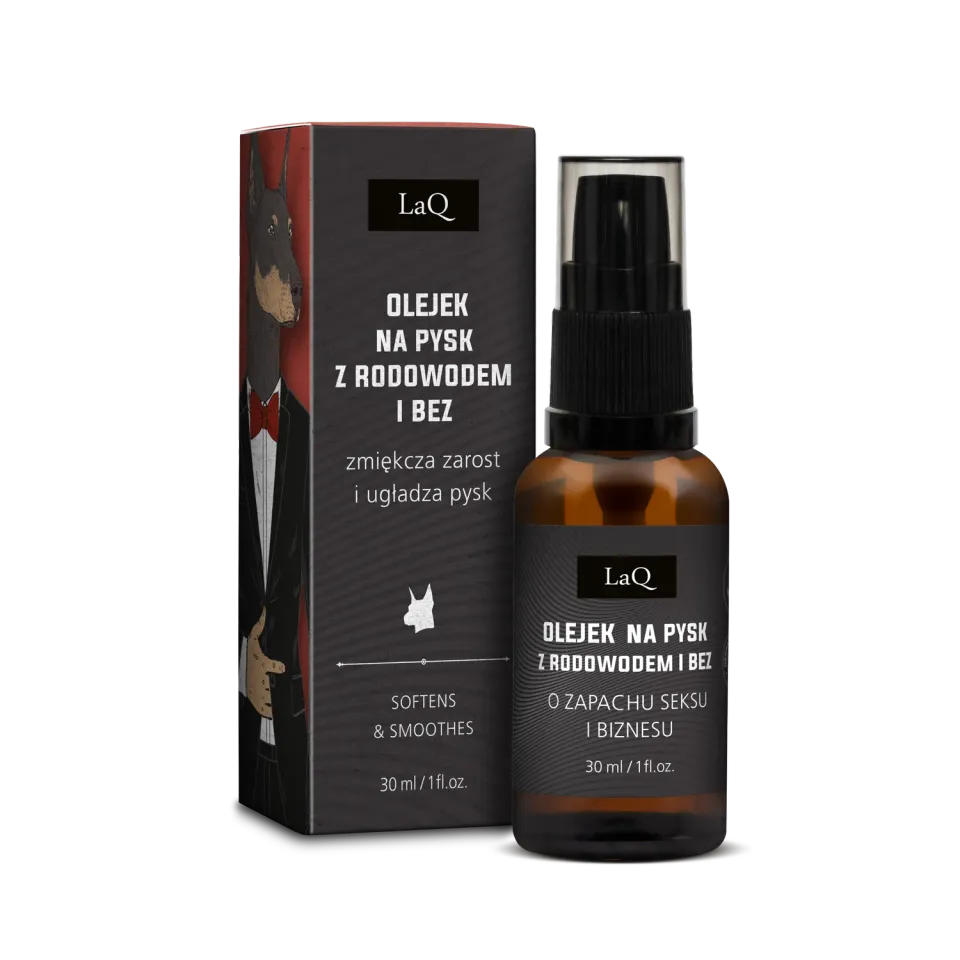 LaQ Sex Business huile barbe 30 ml parfum boisé