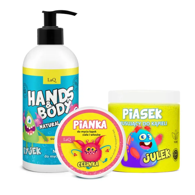 LaQ Soap Patrol coffret enfant banane bubble-gum