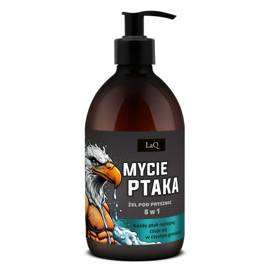 LaQ 8-en-1 Mycie Ptaka gel douche homme 500 ml