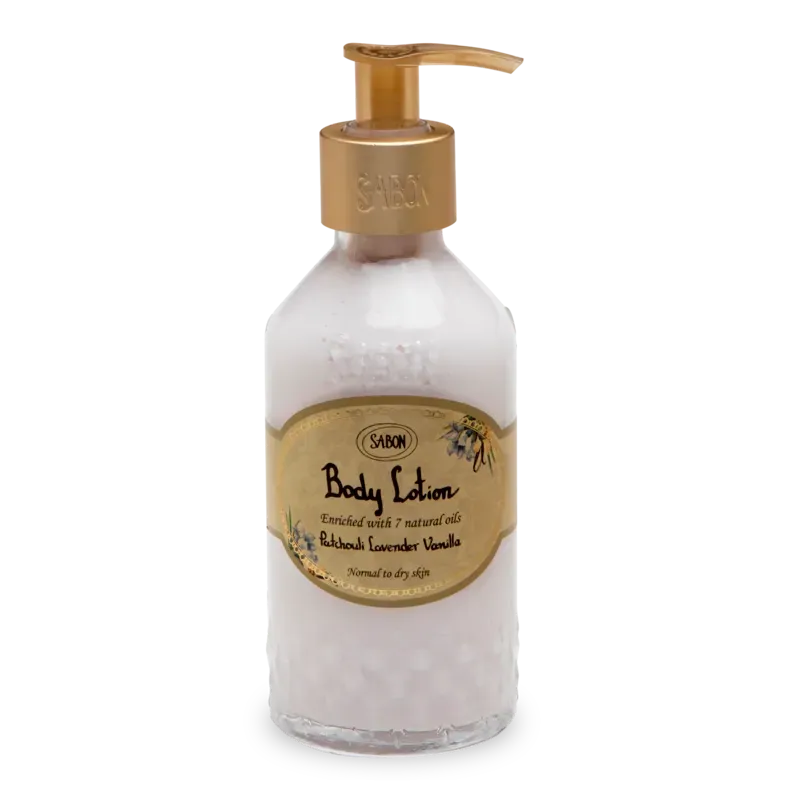 Sabon Patchouli Lavender Vanilla crème corporelle 200ml velours