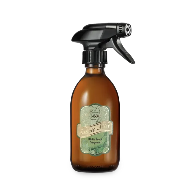 Sabon White Tea Bergamot brume de linge 300 ml parfum frais