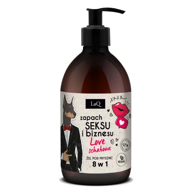 LaQ Sex and Business gel douche homme 500 ml 8en1