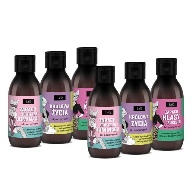 LaQ Forget-Me-Not coffret 6 gels douche 6x100 ml